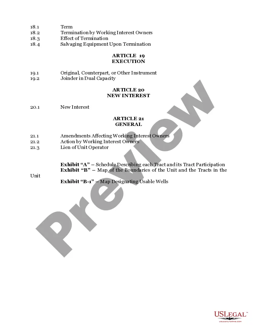 Get Unit Agreement Preview Unit Agreement
