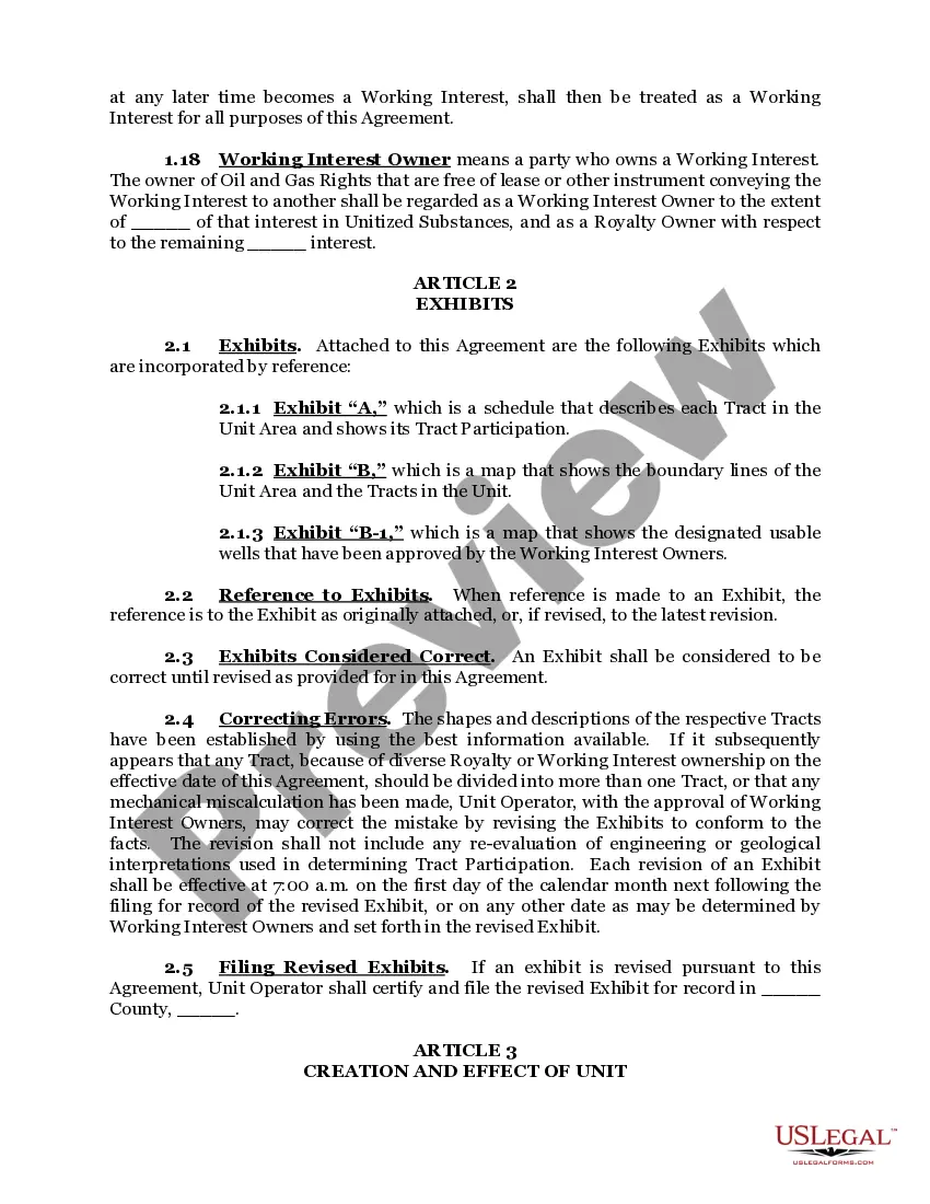 Get Unit Agreement Preview Unit Agreement
