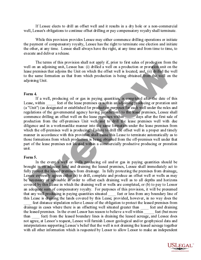 Get Offset Well Protection and Payment of Compensatory Royalty Preview Offset Well Protection and Payment of Compensatory Royalty