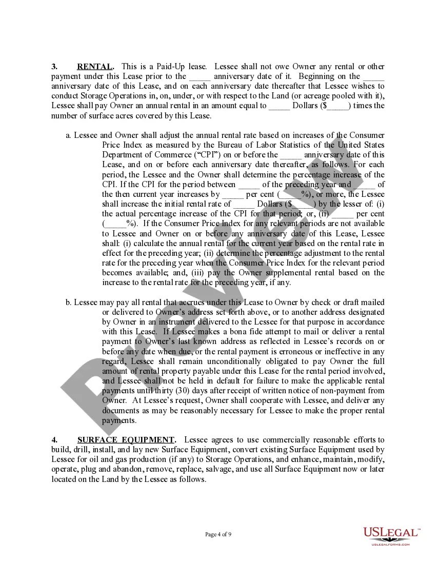 Get Carbon Dioxide Storage Lease (with Landowner) Preview Carbon Dioxide Storage Lease (with Landowner)