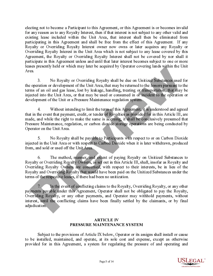 Get Carbon Dioxide Storage Unit Agreement Preview Carbon Dioxide Storage Unit Agreement