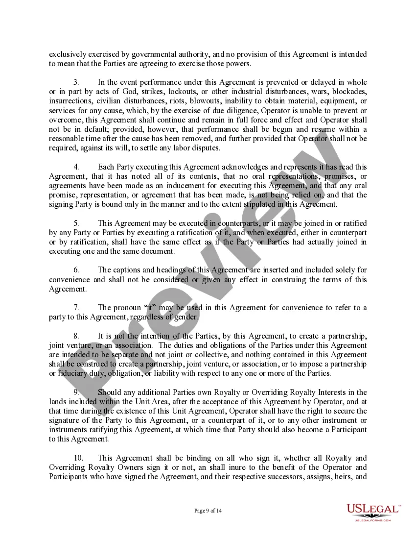 Get Carbon Dioxide Storage Unit Agreement Preview Carbon Dioxide Storage Unit Agreement
