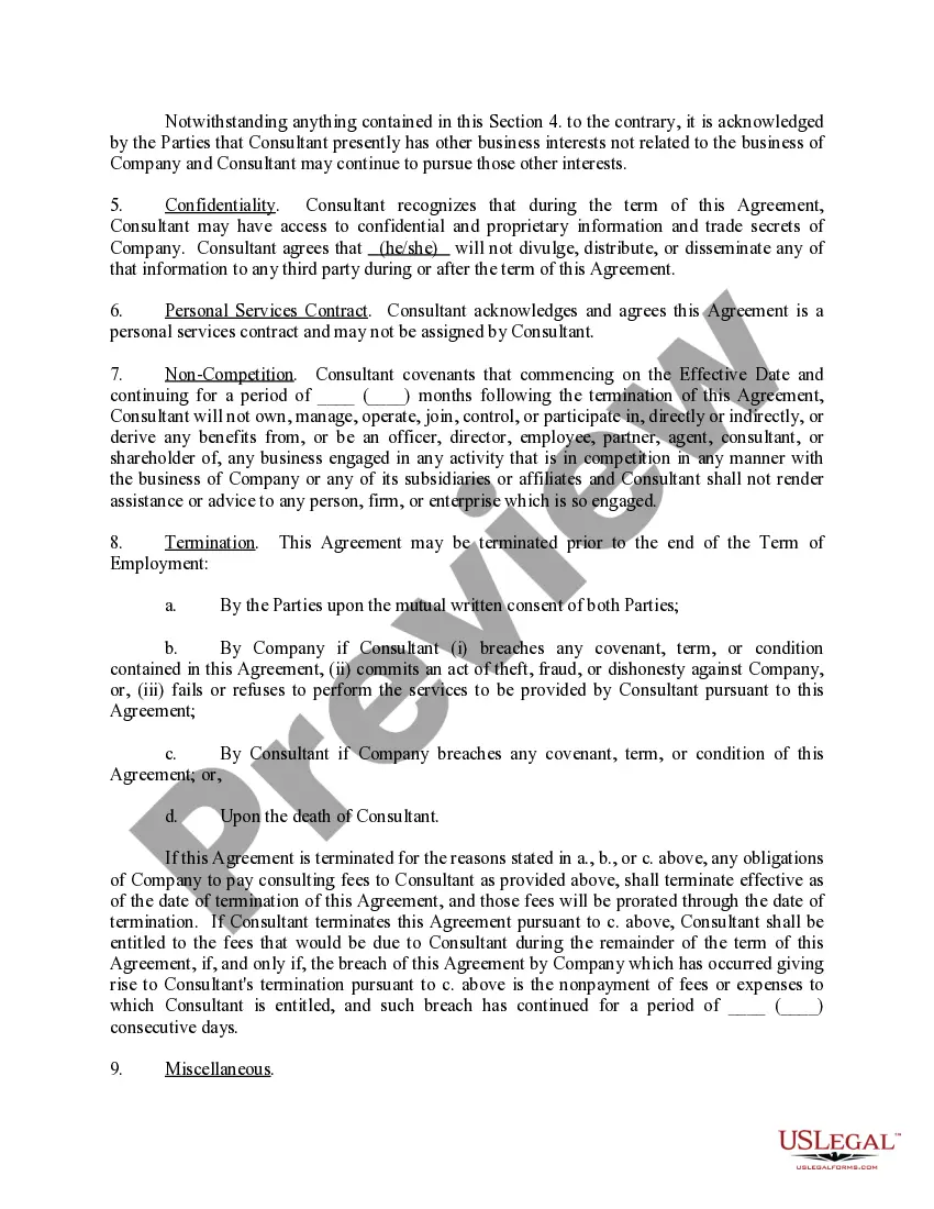 Get Consulting Agreement Preview Consulting Agreement