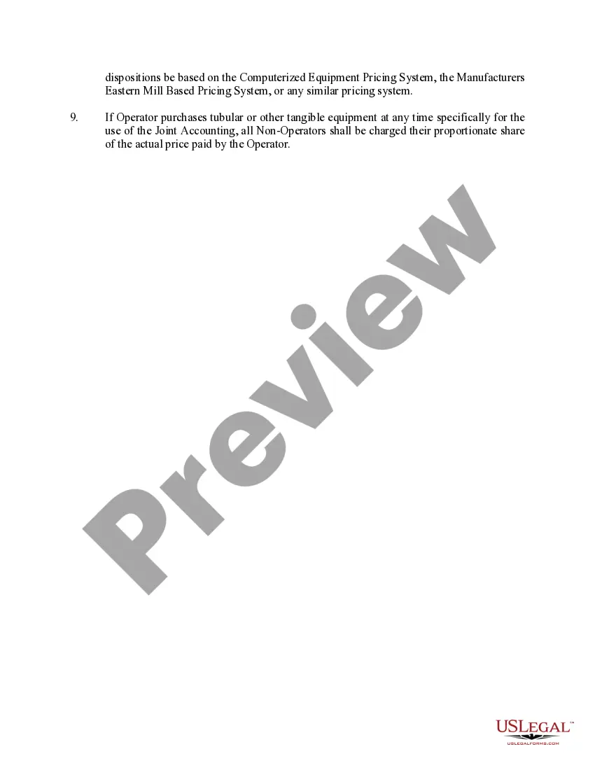 Preview Discounts, Credits & Tubulars