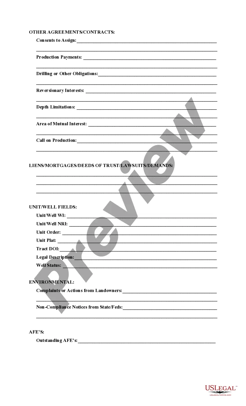Get Due Diligence Checklist Preview Due Diligence Checklist