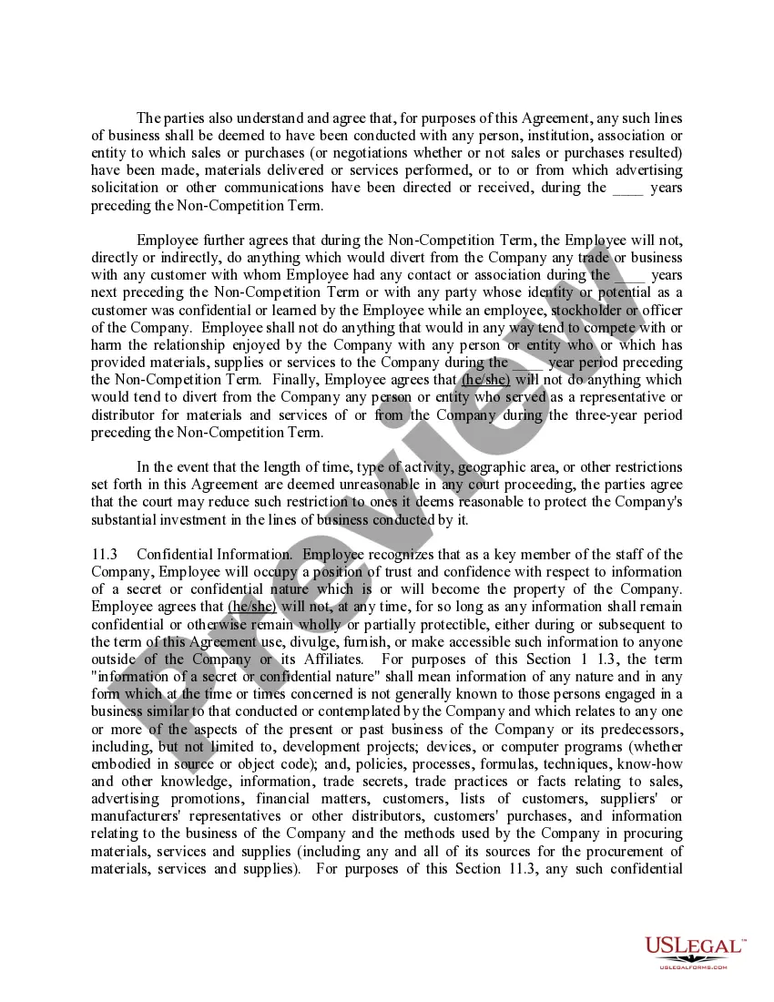 Preview Employee Agreement Incentive Compensation and Stock Bonus