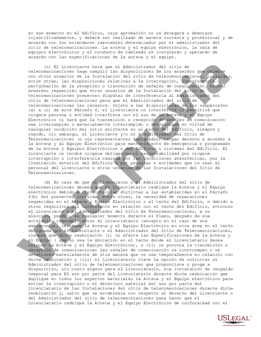 Preview Acuerdo de licencia de telecomunicaciones