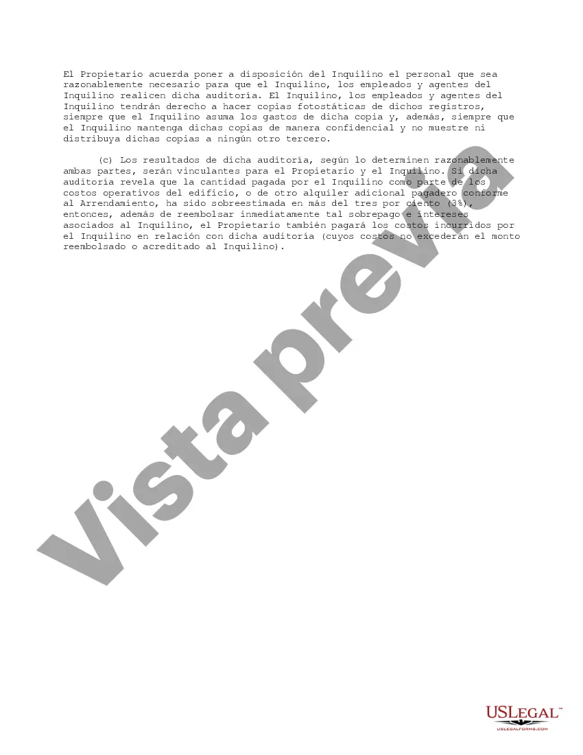 Preview Provisión de auditoría de inquilinos - Perspectiva pro-inquilino