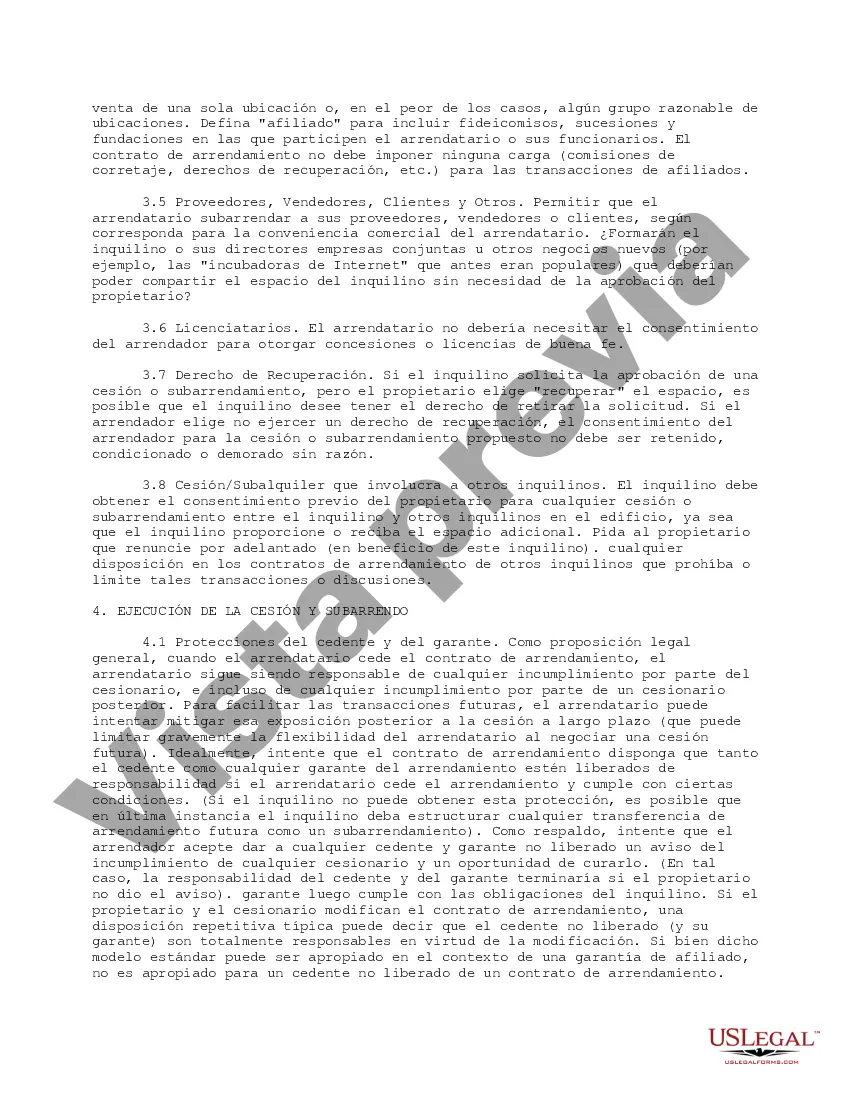 Preview Lista de verificación de inquilinos sobre problemas de arrendamiento silencioso