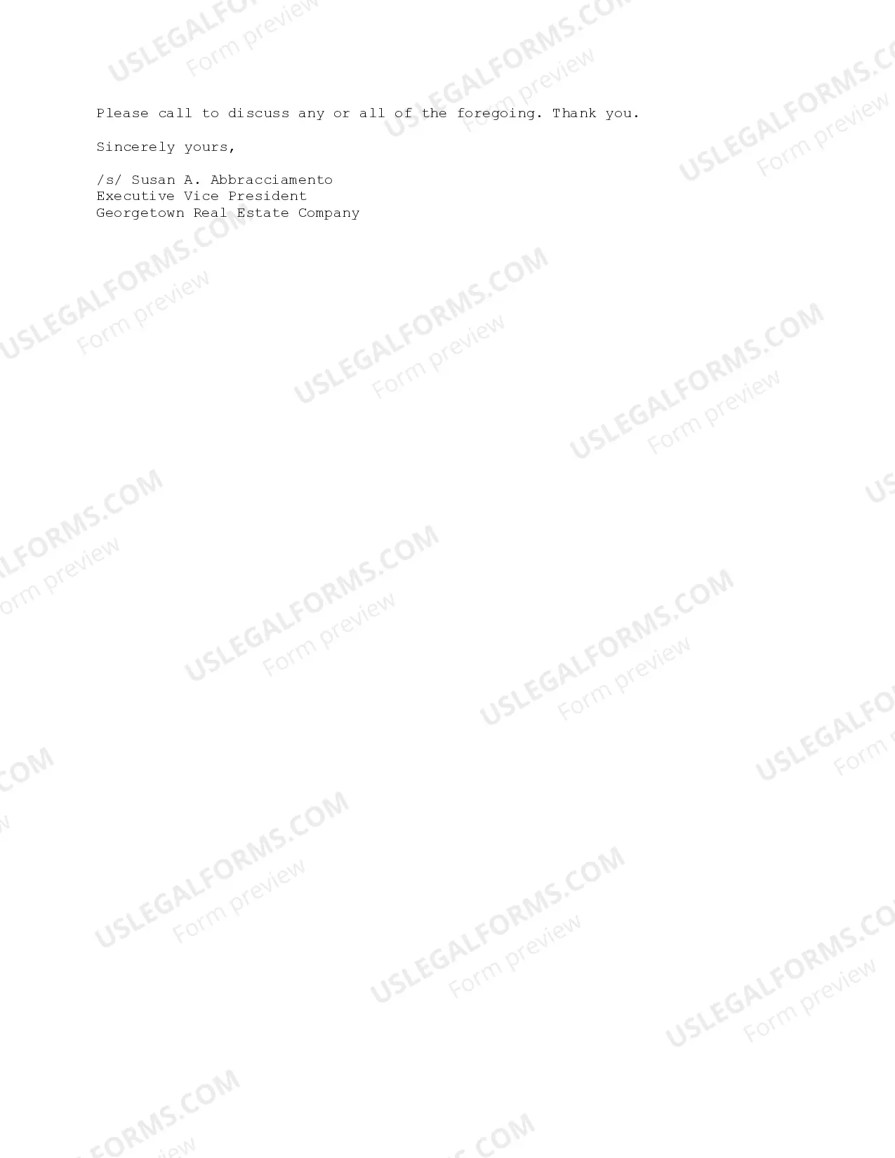 Preview Tenant Proposal Letter