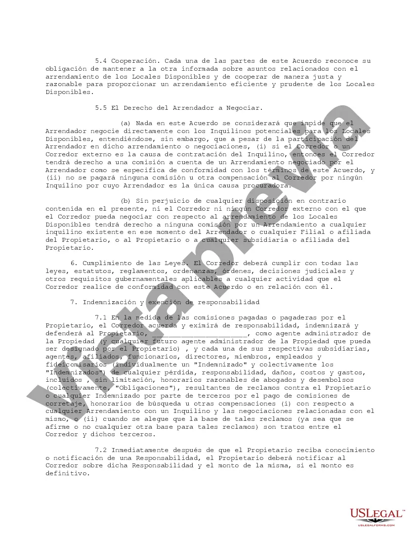 Preview Contrato de Corretaje de Servicios a Propietarios