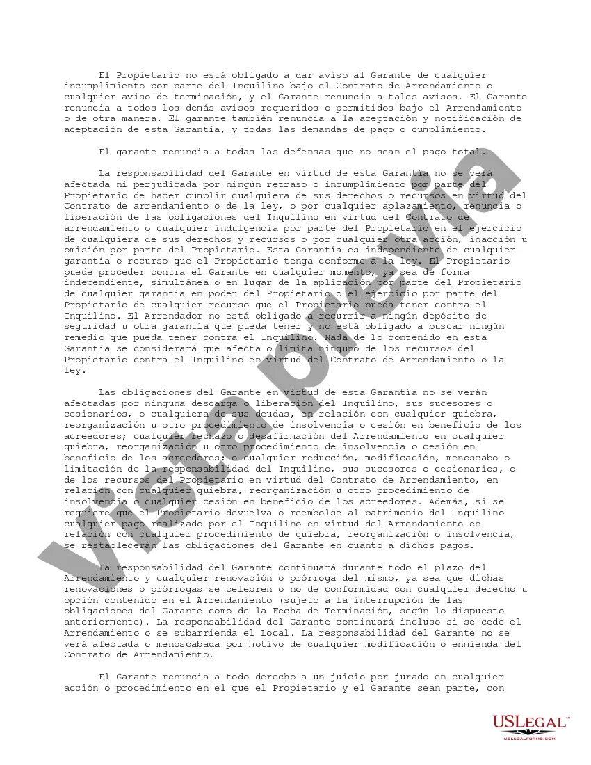 Preview Formulario detallado de la garantía Good Guy