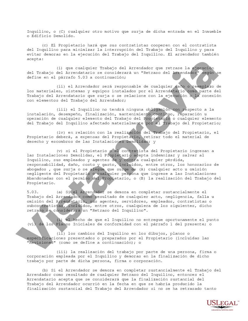 Preview Disposición relativa al trabajo simultáneo del arrendador y el arrendatario en el local