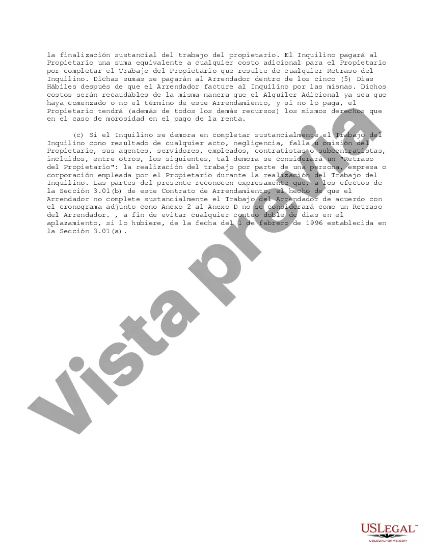 Preview Disposición relativa al trabajo simultáneo del arrendador y el arrendatario en el local