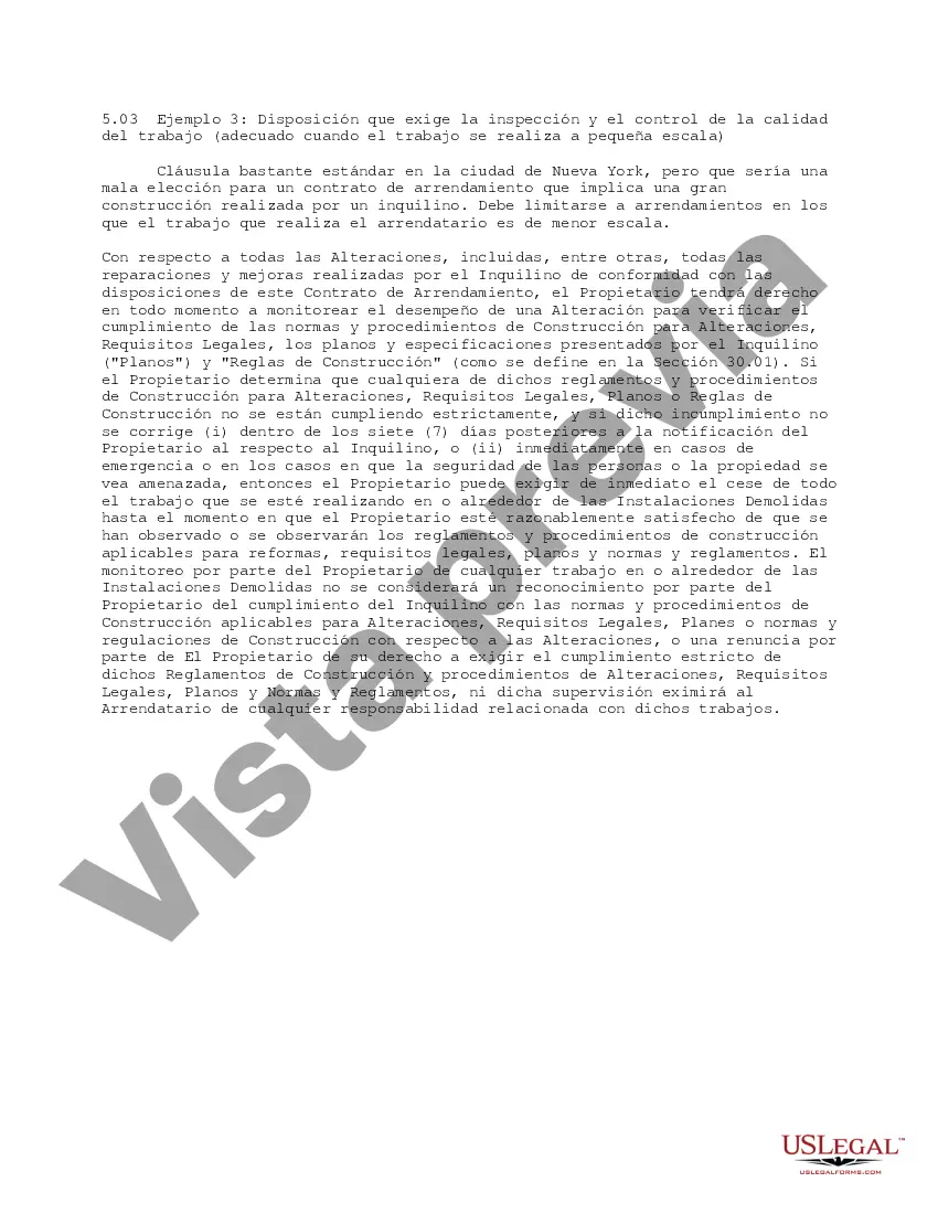 Preview Disposición que Reclama la Inspección y Vigilancia de la Calidad de la Obra