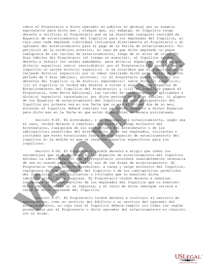 Preview Cláusula de Estacionamiento