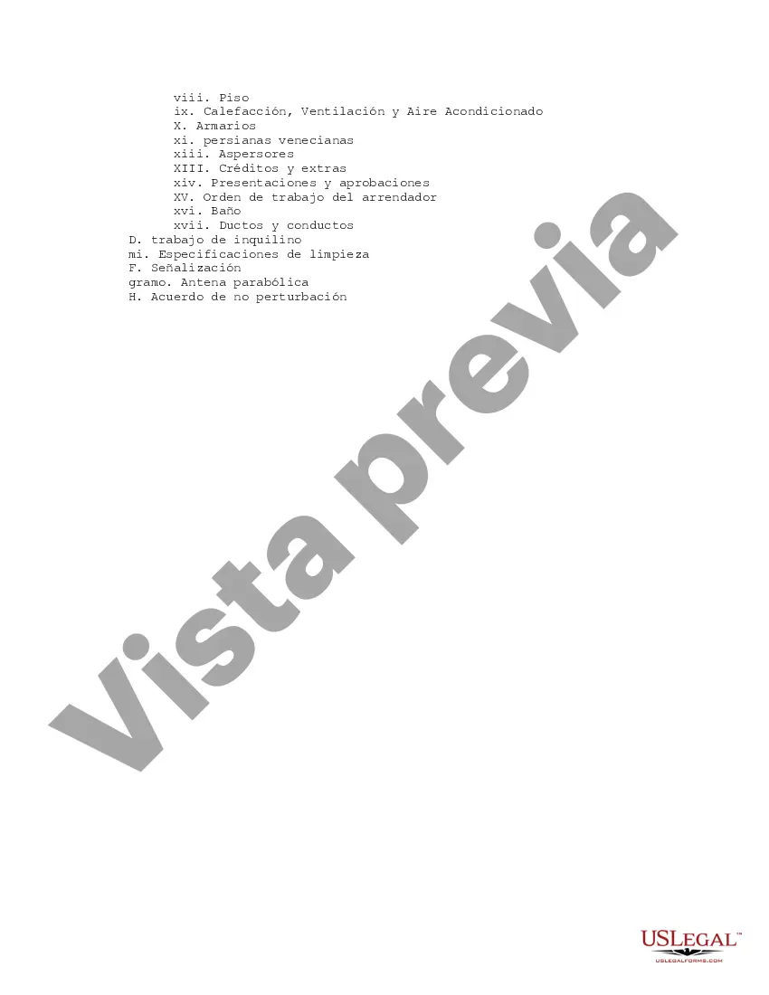 Preview Lista de verificación rápida del inquilino de los puntos de arrendamiento