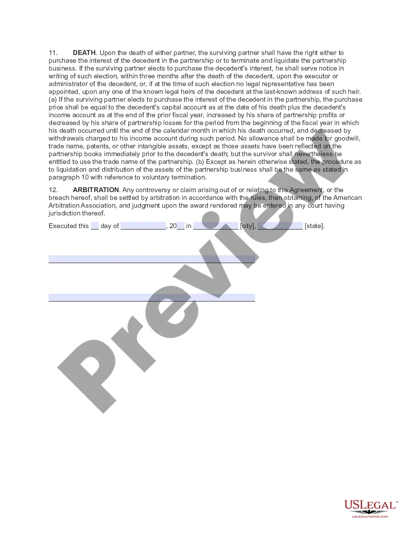 Get Basic Partnership Agreement Preview Basic Partnership Agreement
