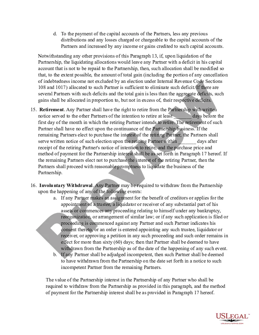 Preview Partnership Agreement