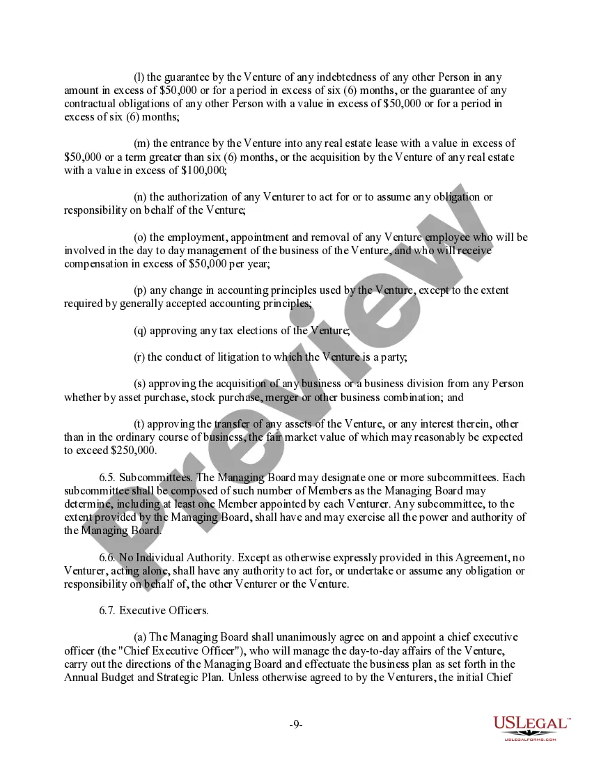 Get Sample Joint Venture Agreement - General Partnership Form Preview Sample Joint Venture Agreement - General Partnership Form