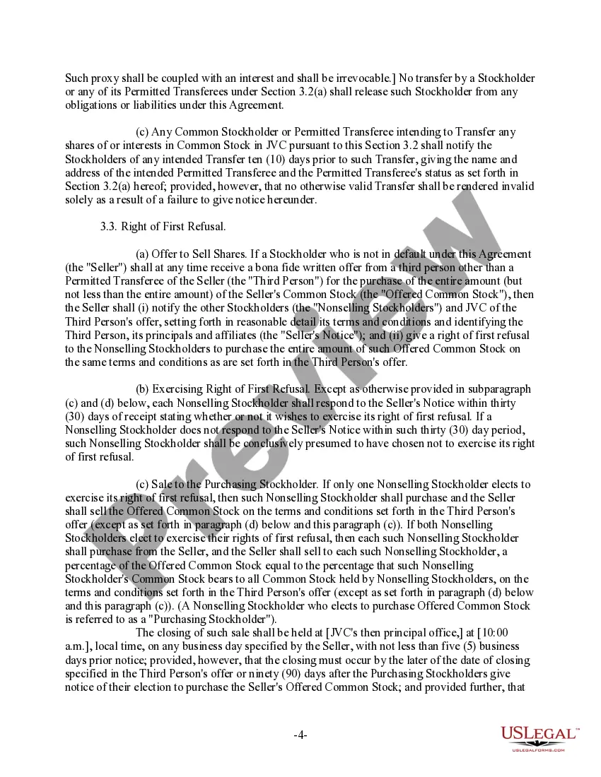 Preview Sample Joint Venture Agreement - Corporate Joint Venture Form