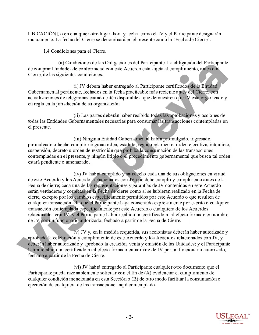 Preview Formulario de acuerdo de contribución