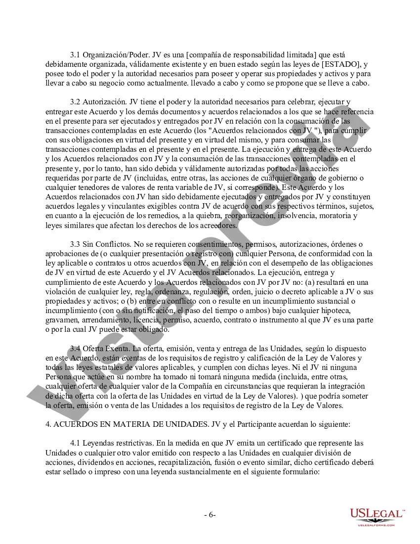 Preview Formulario de acuerdo de contribución
