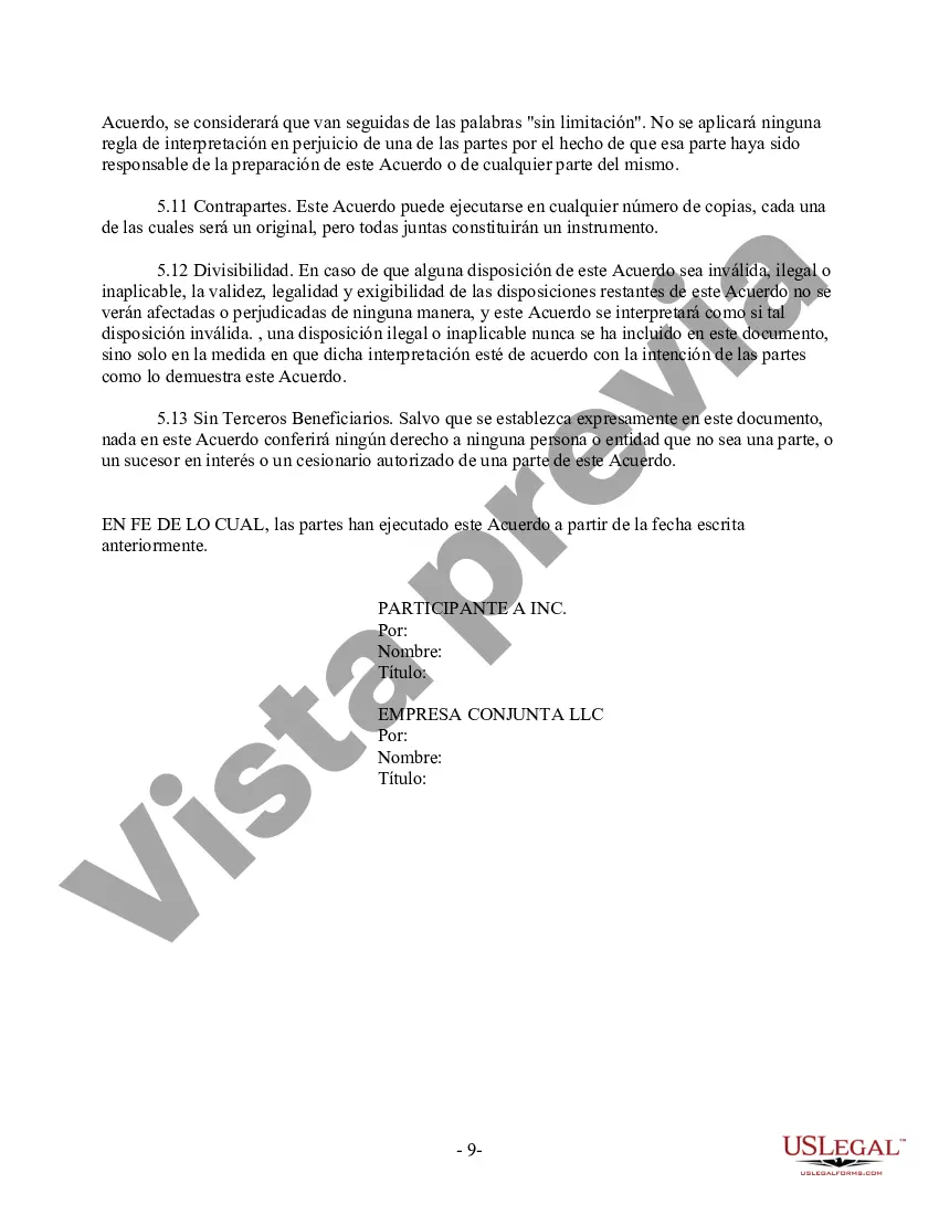 Preview Formulario de acuerdo de contribución