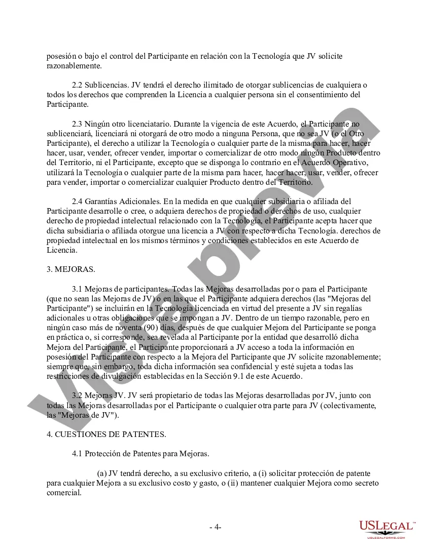 Preview Acuerdo de licencia de propiedad intelectual