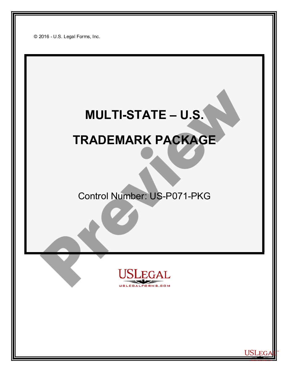 page 0 Trademark Package with Step by Step Instructions preview