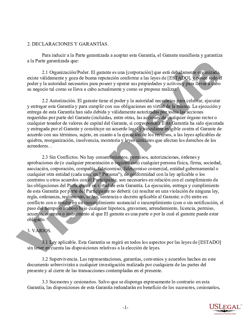 Preview Forma de garantía de los padres