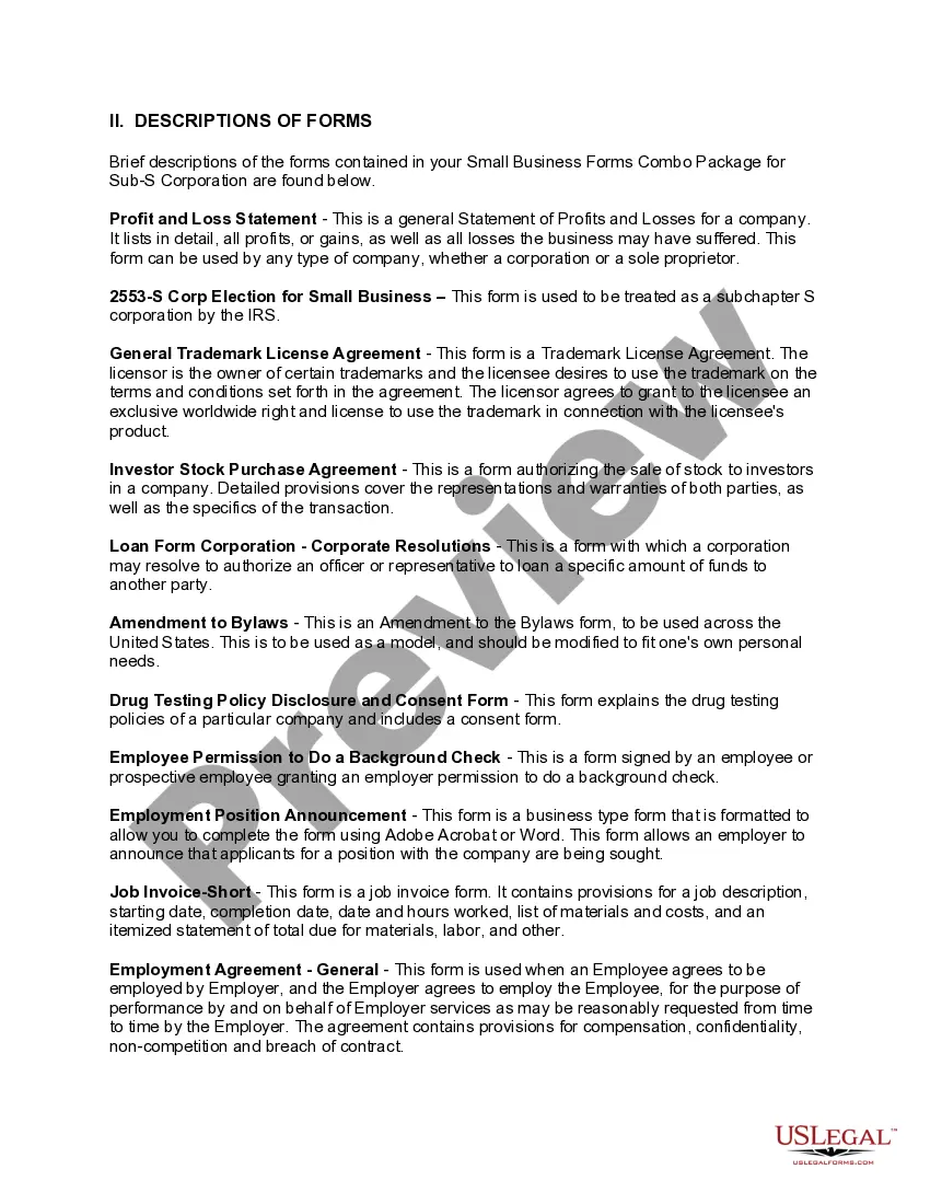 Get Small Business Startup Package for S-Corporation Preview Small Business Startup Package for S-Corporation