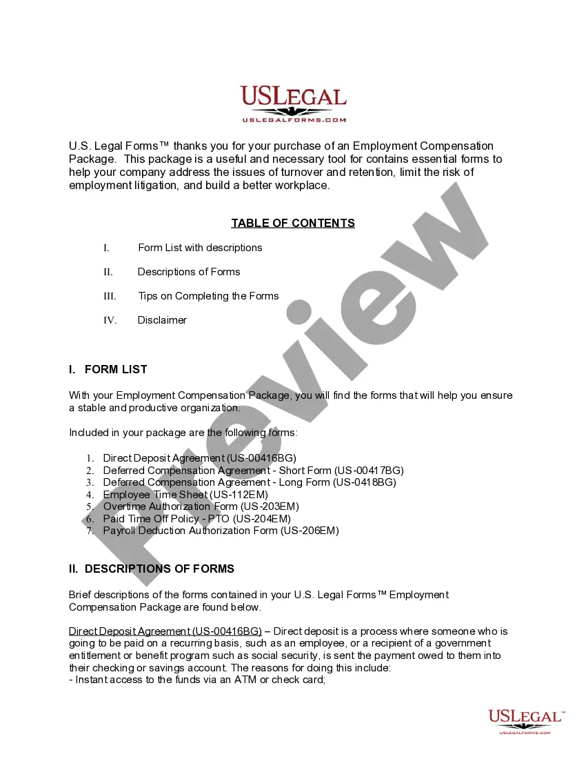 Get Employment Compensation Package Preview Employment Compensation Package