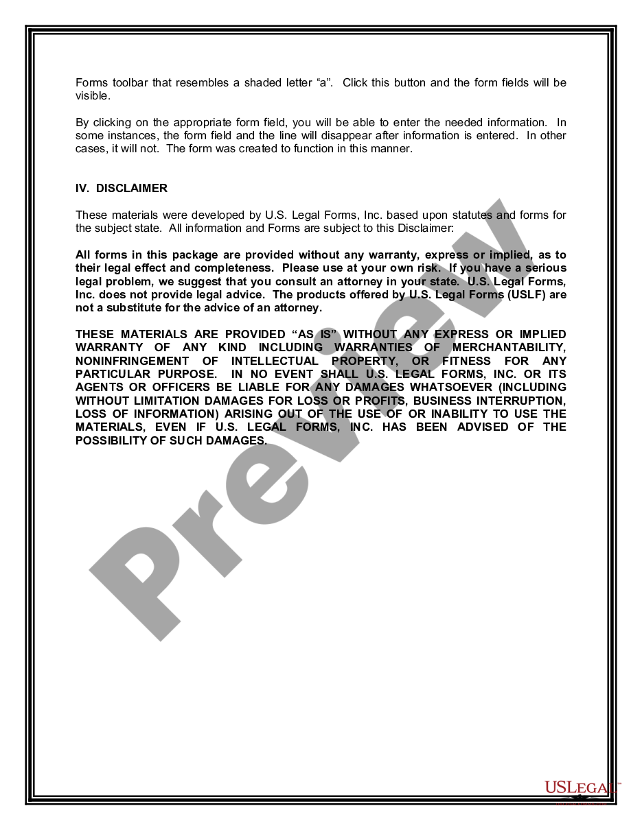 page 3 Employment Nondisclosure Package preview