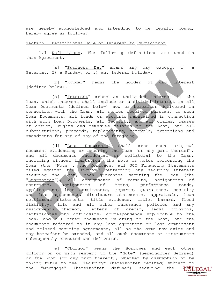 Get Participation Agreement Form and Variations Preview Participation Agreement Form and Variations