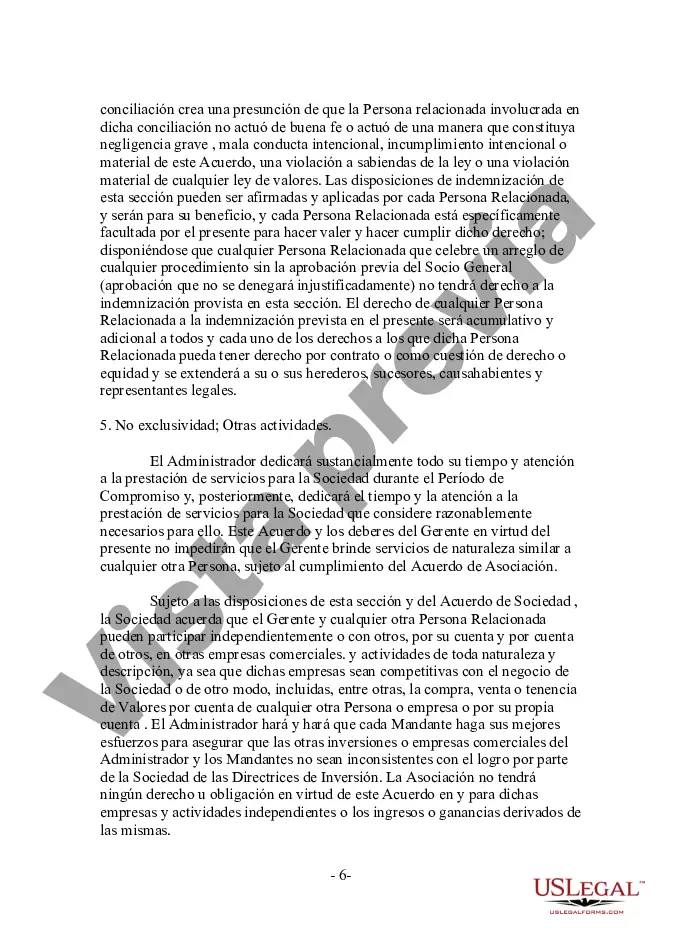 Preview Acuerdo de gestión de inversiones