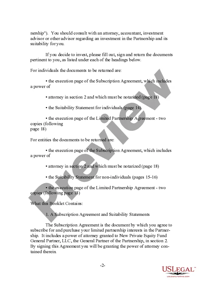 Get Subscription Agreement - A Section 3C1 Fund Preview Subscription Agreement - A Section 3C1 Fund
