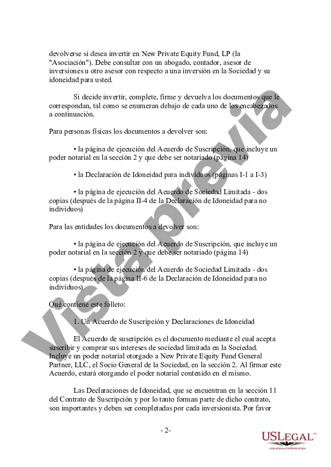 Preview Contrato de Suscripción de un Fondo de Renta Variable