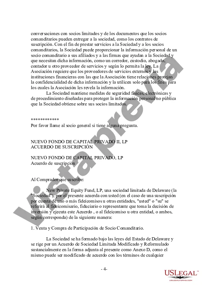 Preview Contrato de Suscripción de un Fondo de Renta Variable