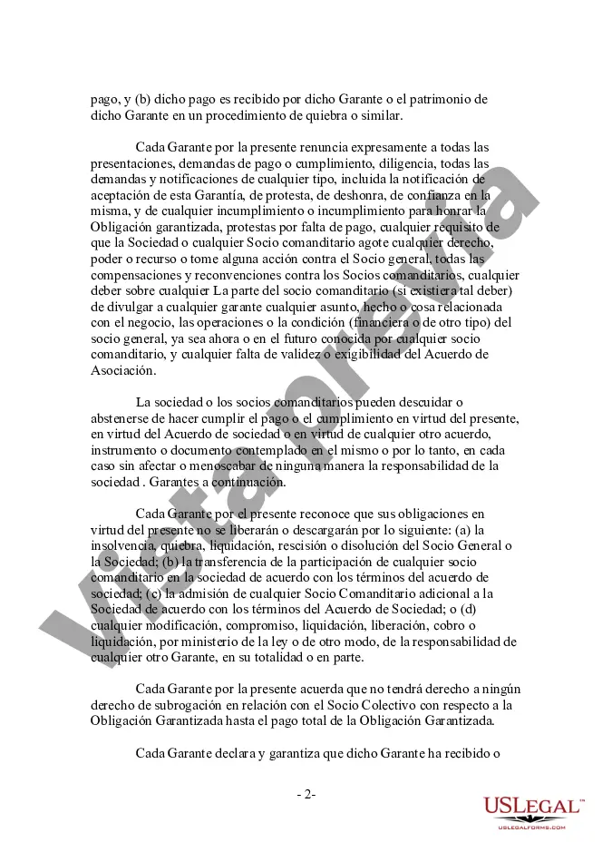 Preview Garantía de recuperación