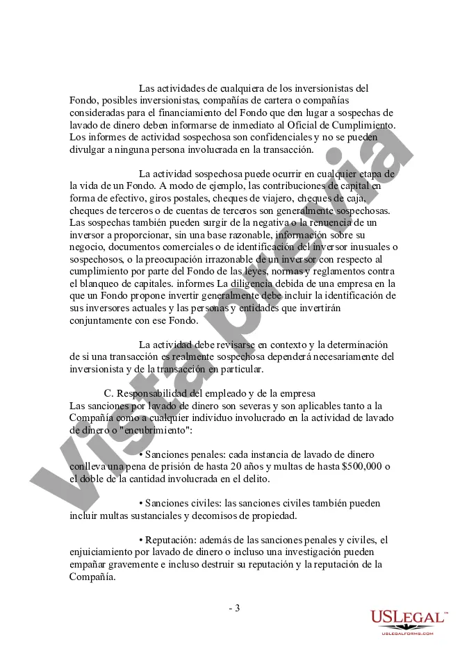 Preview Formulario de Política Anti-Lavado de Dinero