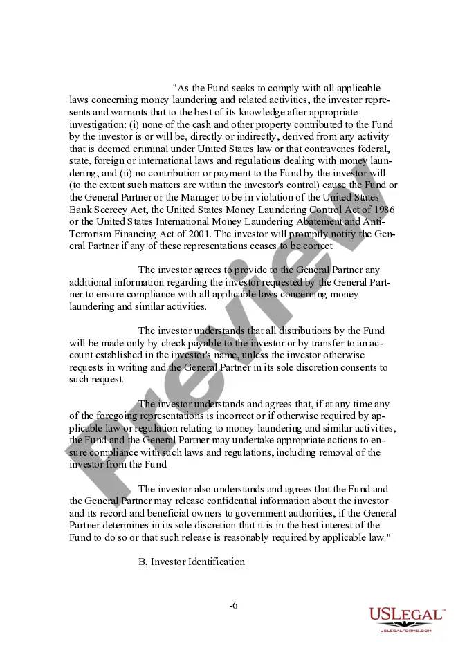 Preview Form of Anti-Money Laundering Policy