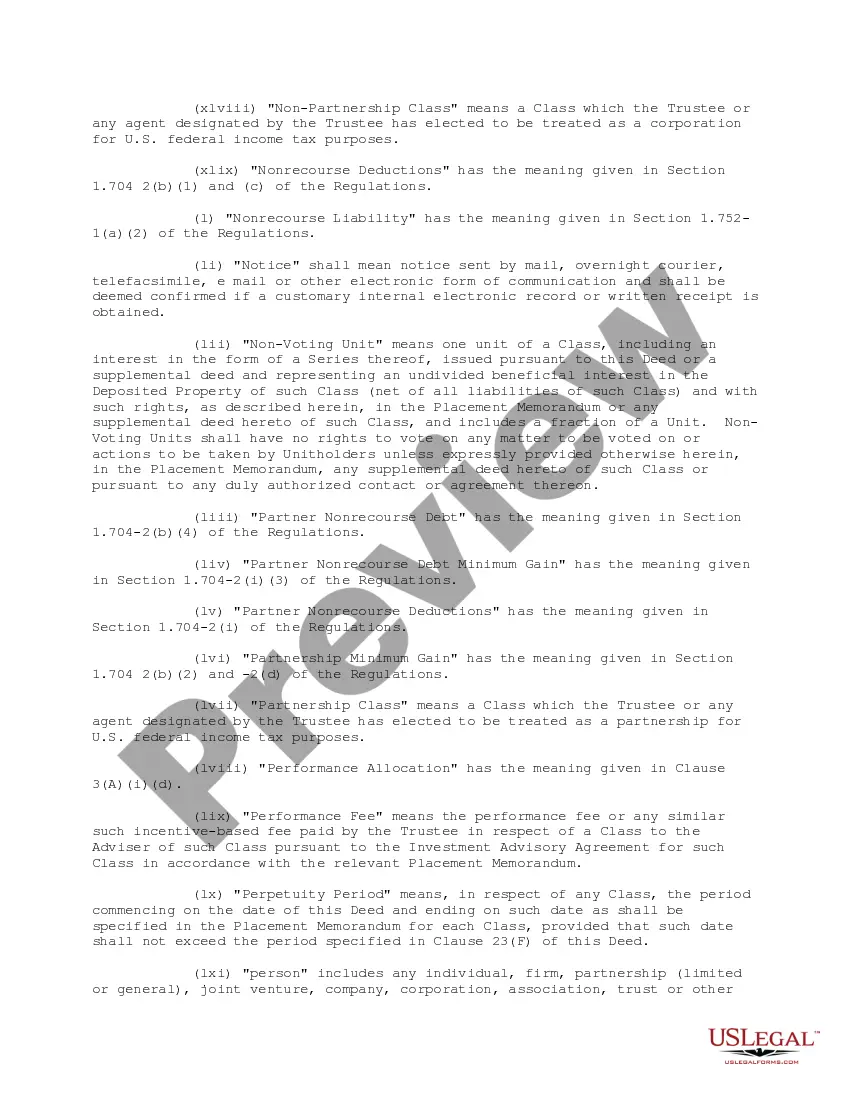 Get Declaration of Trust Preview Declaration of Trust