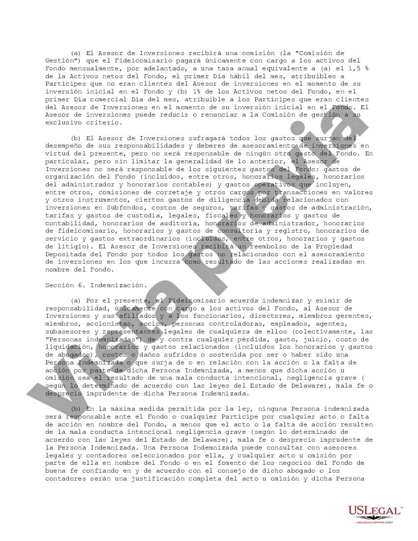 Preview Acuerdo de Asesoramiento de Inversiones