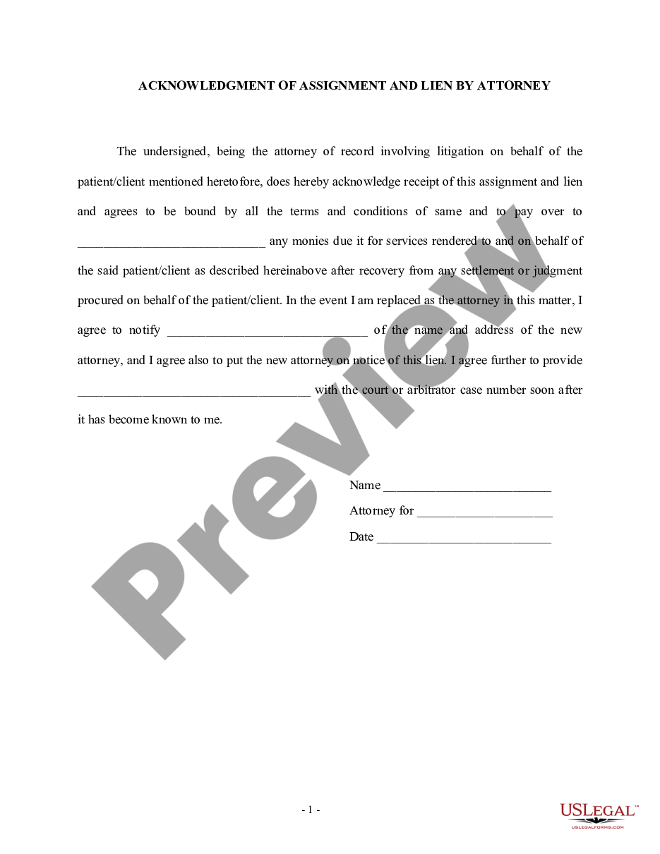 page 2 Letter regarding Irrevocable Assignment and Lien preview