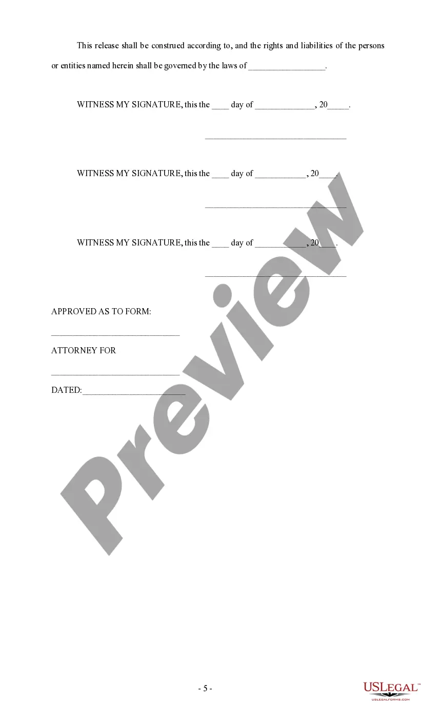 Get Absolute Release with Covenants regarding wrongful death Preview Absolute Release with Covenants regarding wrongful death