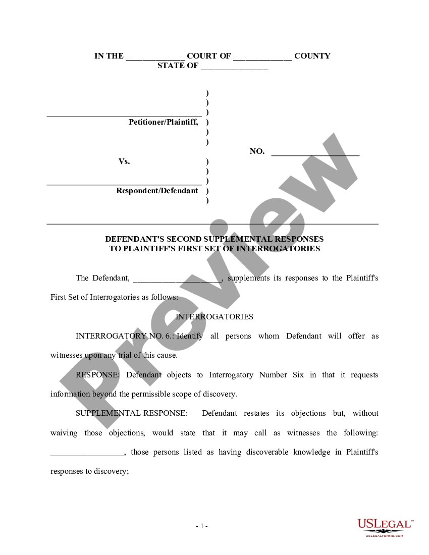 second-supplemental-responses-to-plaintiff-s-first-set-of