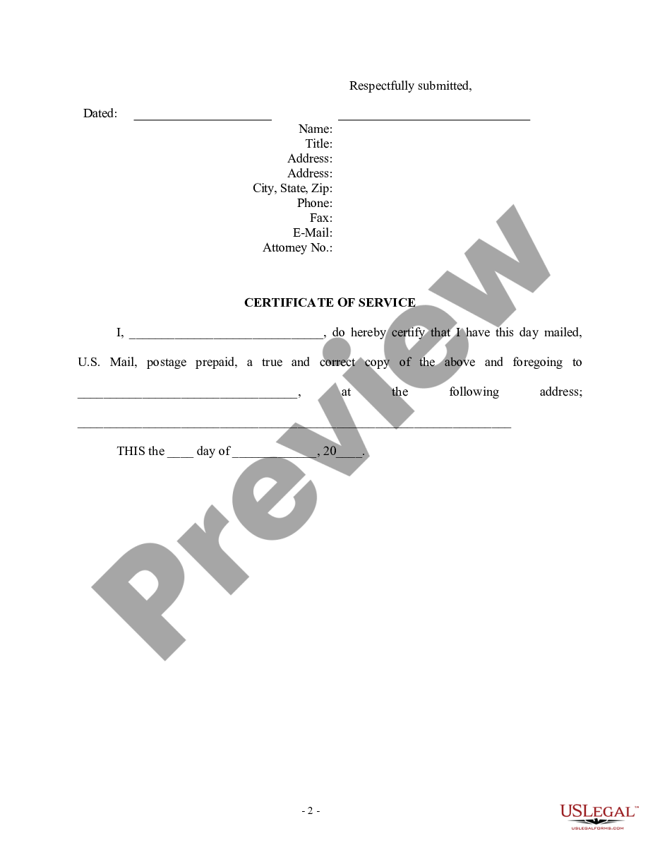 page 1 Request for Production - Personal Injury - Auto Accident preview