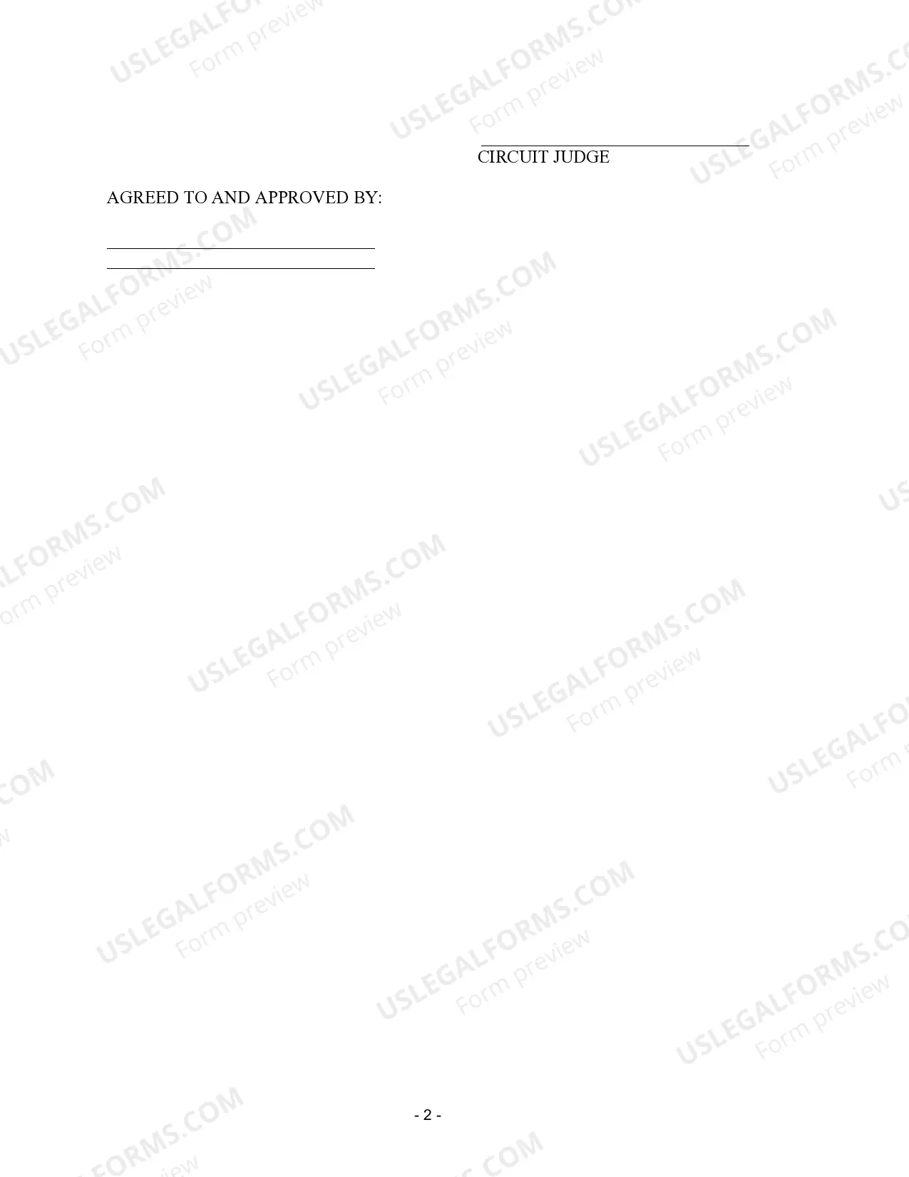 Preview Order of Consolidation - Personal Injury