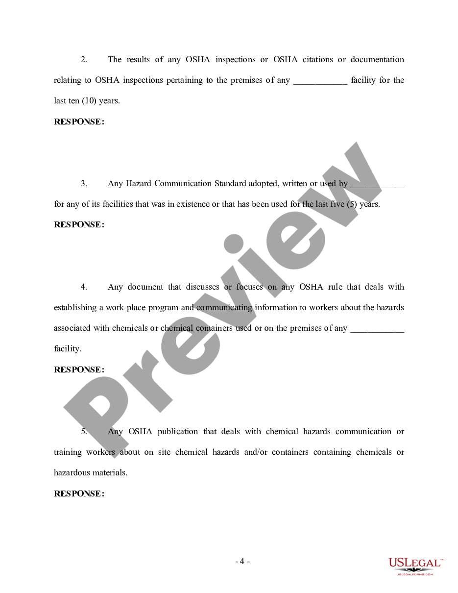 page 3 Plaintiff's Request for Production to Defendant - Personal Injury preview